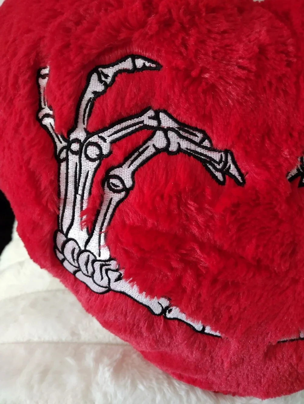 Like New Woman's Skeleton Love Decor Pillow *Price Is From*